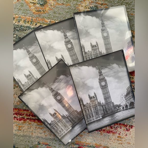 New! GOmaize Front Loading Black Frame, 8x10 Set of 5, Wall & Table Mounting - Picture 8 of 8
